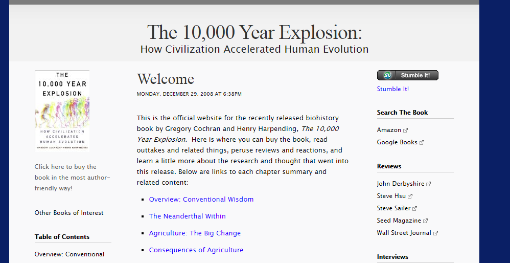 The 10,000 Year Explosion