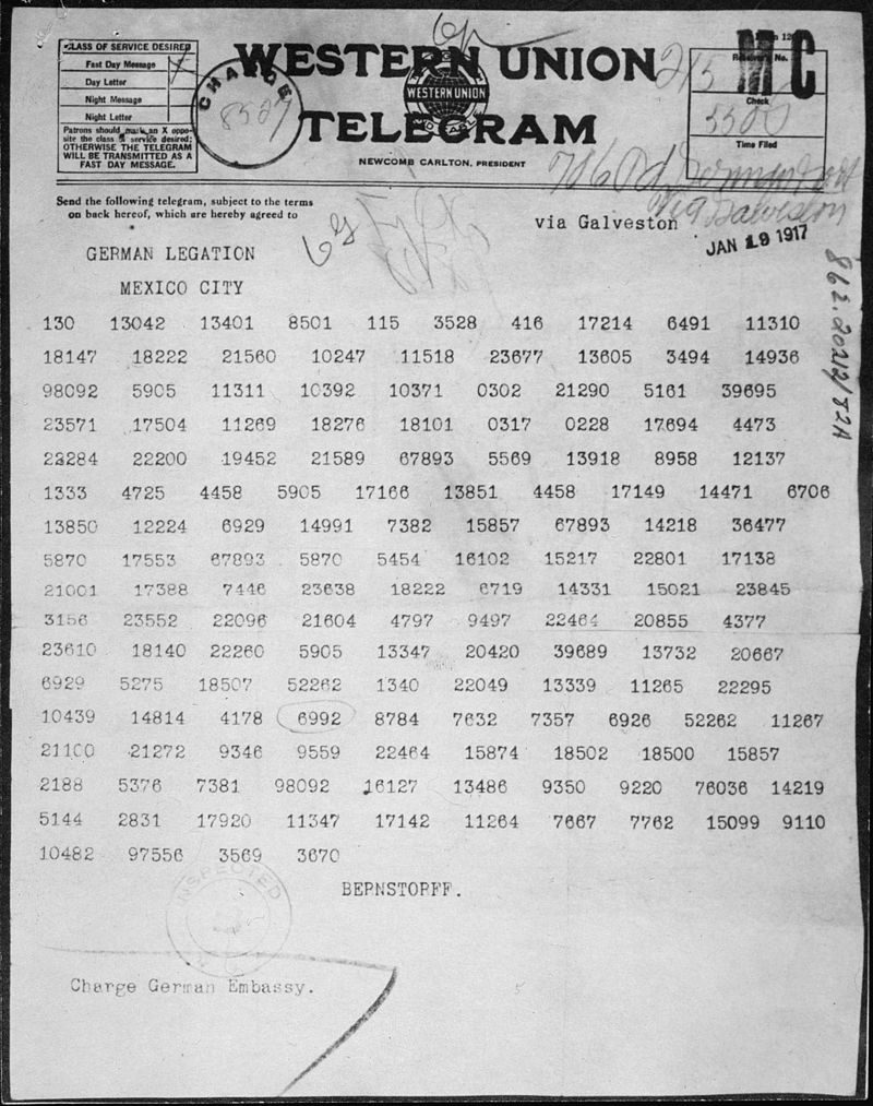 The Zimmerman Telegram