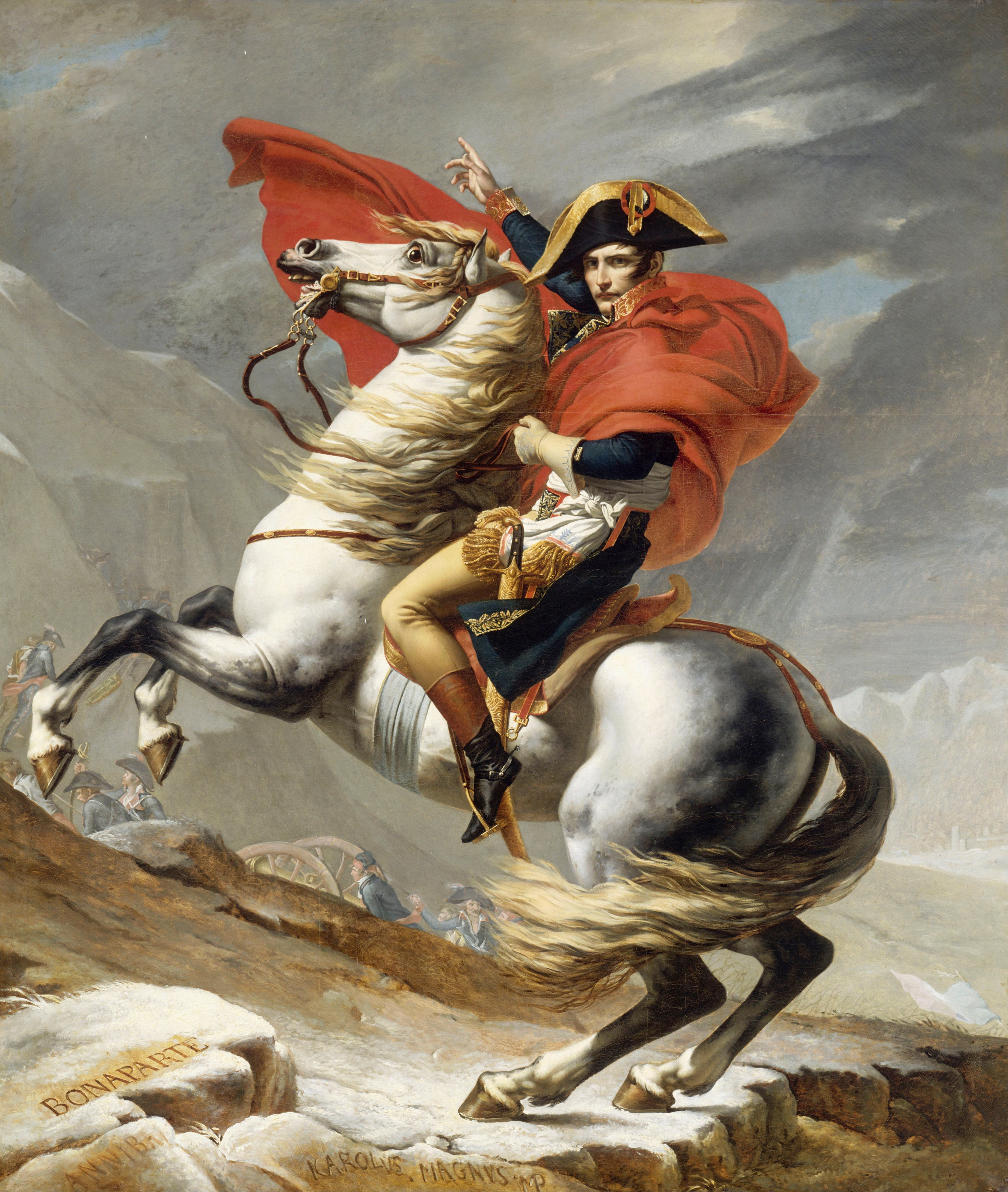 Napoleon crossing the Alps