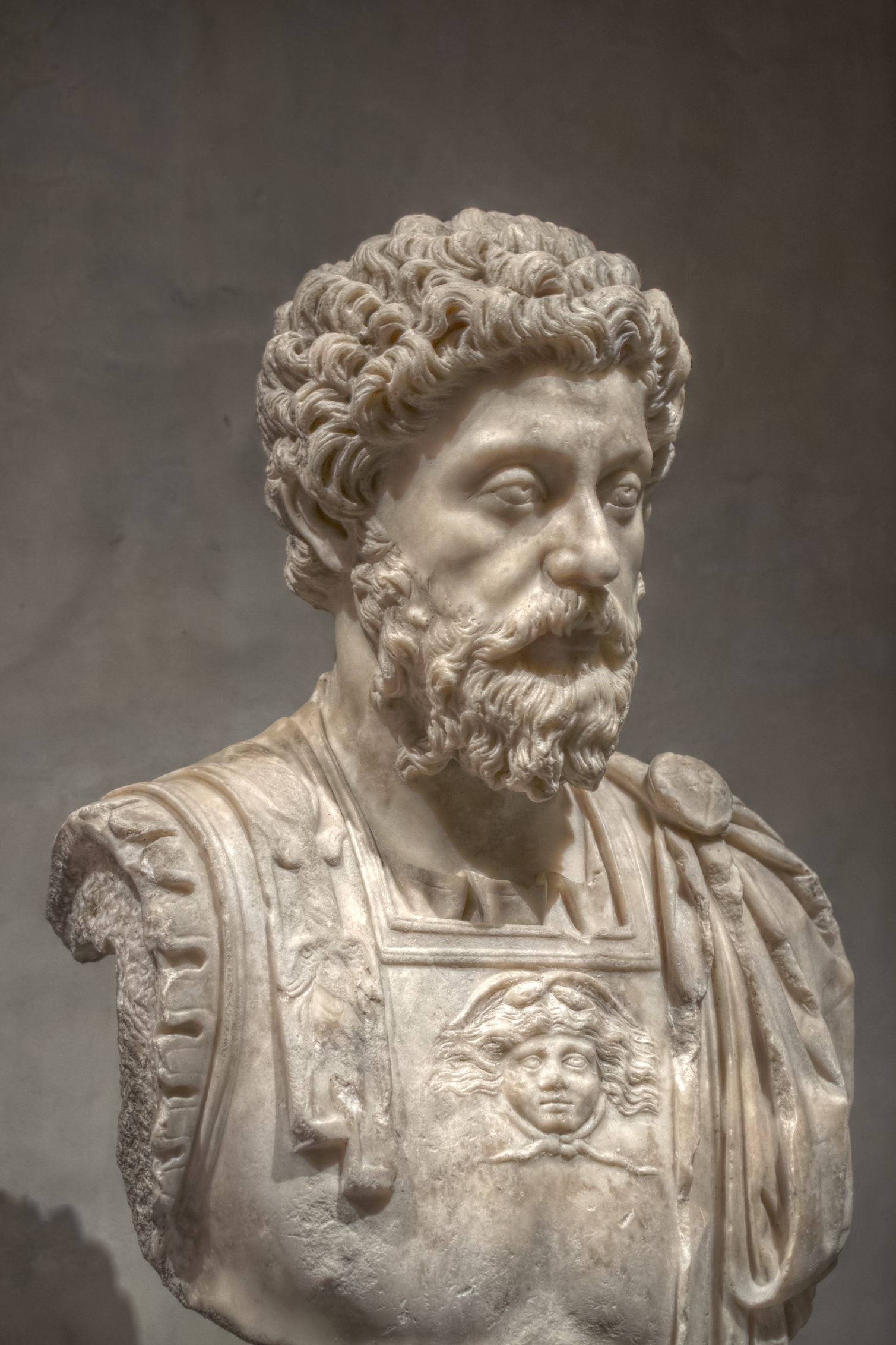 Bust of Marcus AureliusBy Pierre-Selim - Self-photographed, CC BY-SA 3.0, https://commons.wikimedia.org/w/index.php?curid=18101954