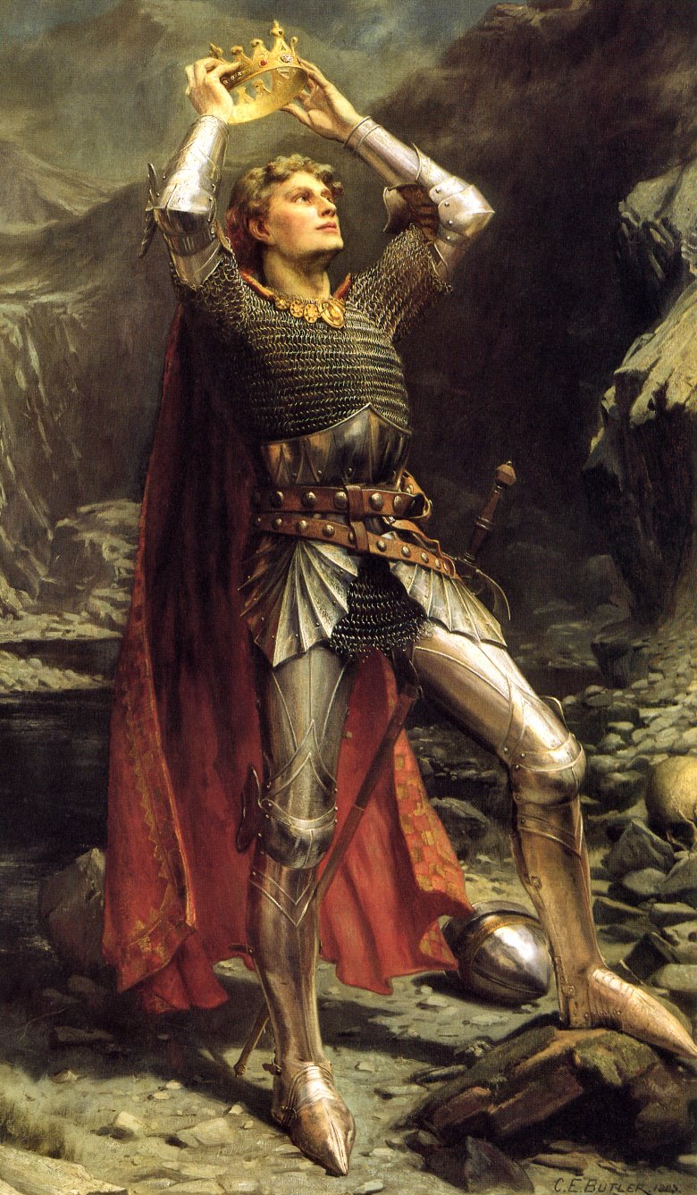 King Arthur – Charles Ernest Butler [Public domain], via Wikimedia Commons