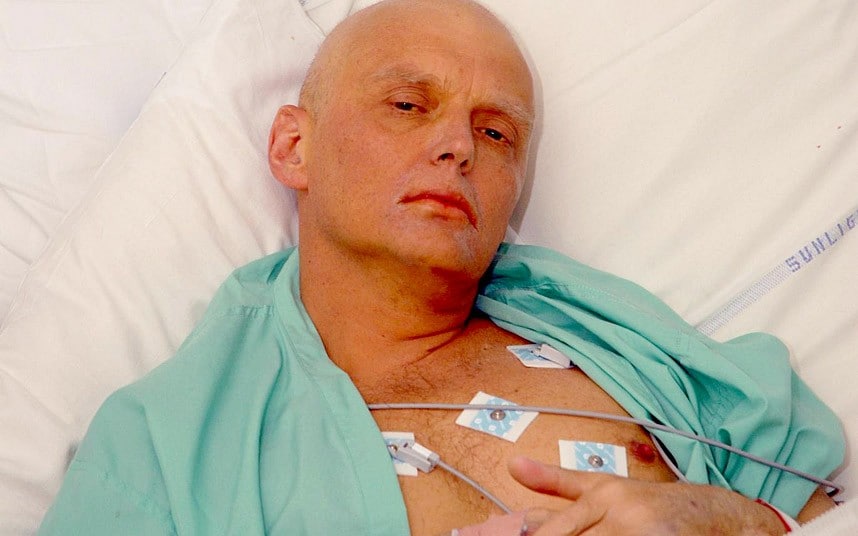 Alexander Litvinenko dying of polonium poisoning