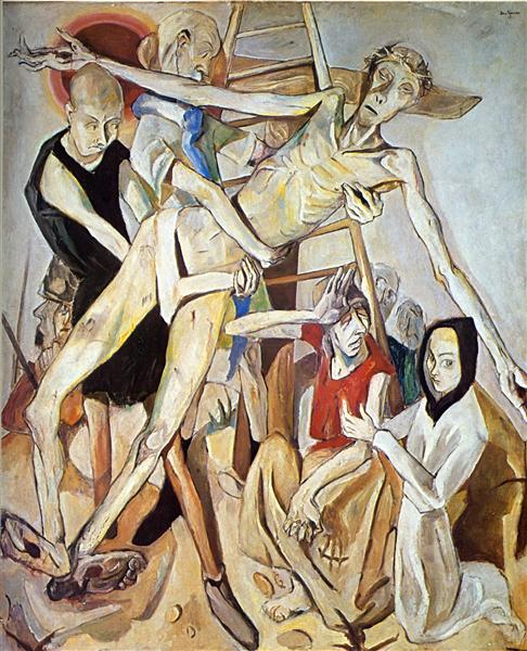 Max Beckmann – Descent from the Cross 1917Public domain in the US