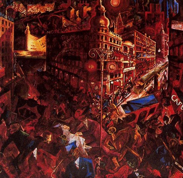 George Grosz – The City 1916 -1917Public domain in the US