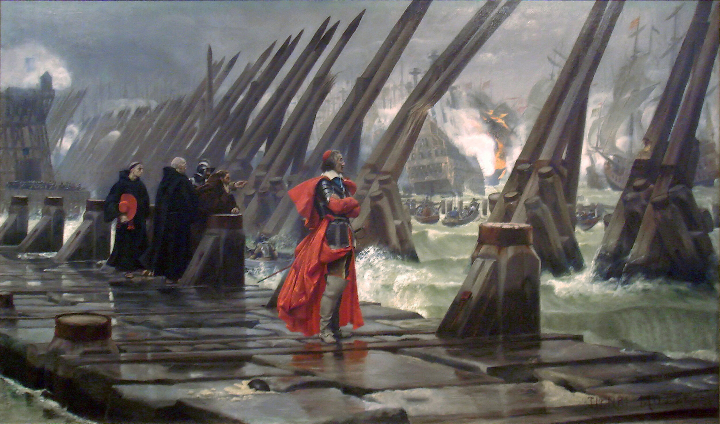 Siege of La Rochelle 1881 Henri MotteBy Henri-Paul Motte - Musée d'Orbigny Bernon, Public Domain, https://commons.wikimedia.org/w/index.php?curid=65058509