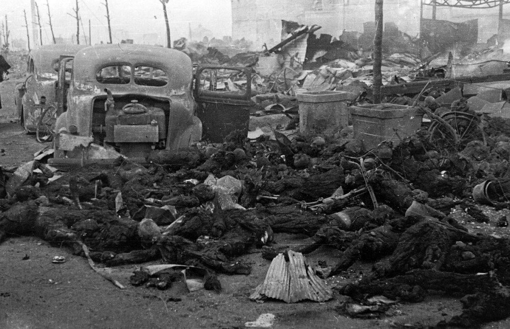 Tokyo, after a firebombing