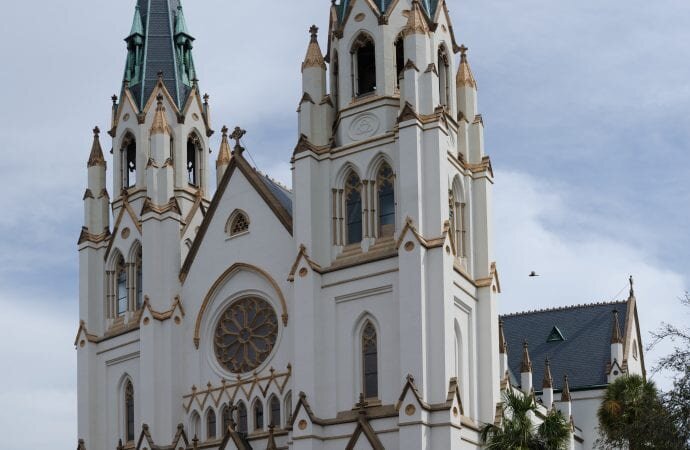 The Cathedral of St. John the Baptist in Savannah, Georgia. (Credit: Tim Pierce/Wikimedia Commons (CC BY-SA 4.0).)