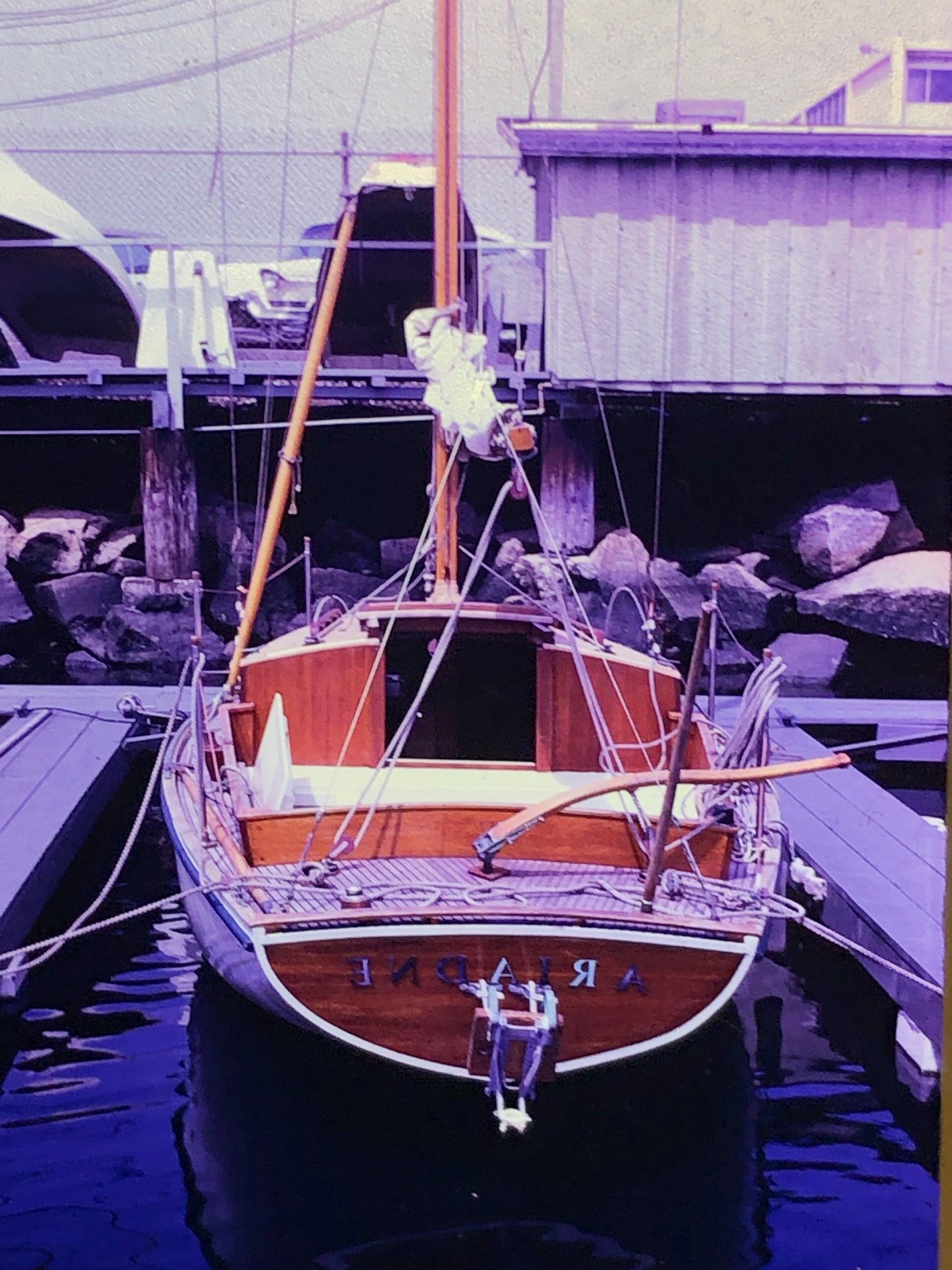 Jerry’s boat, Ariadne, courtesy of his children’s memorial website