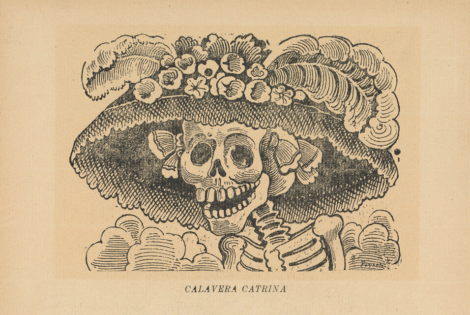 La Calavera CatrinaBy José Guadalupe Posada - ArtDaily.org, Public Domain, https://commons.wikimedia.org/w/index.php?curid=1485430