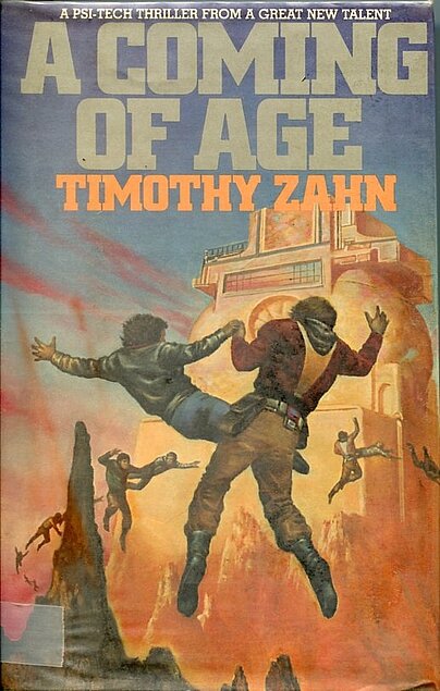 A Coming of Age by Timothy Zahn Bluejay Books cover by Doug Beekman