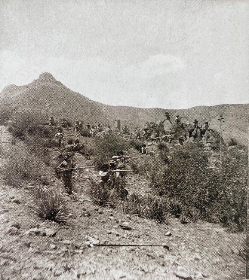 Apache Auxiliaries at Canyon de los Embodos