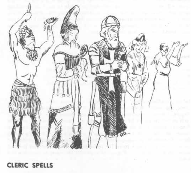 An attempt at ecumenism for clerics in the AD&D Players Handbook