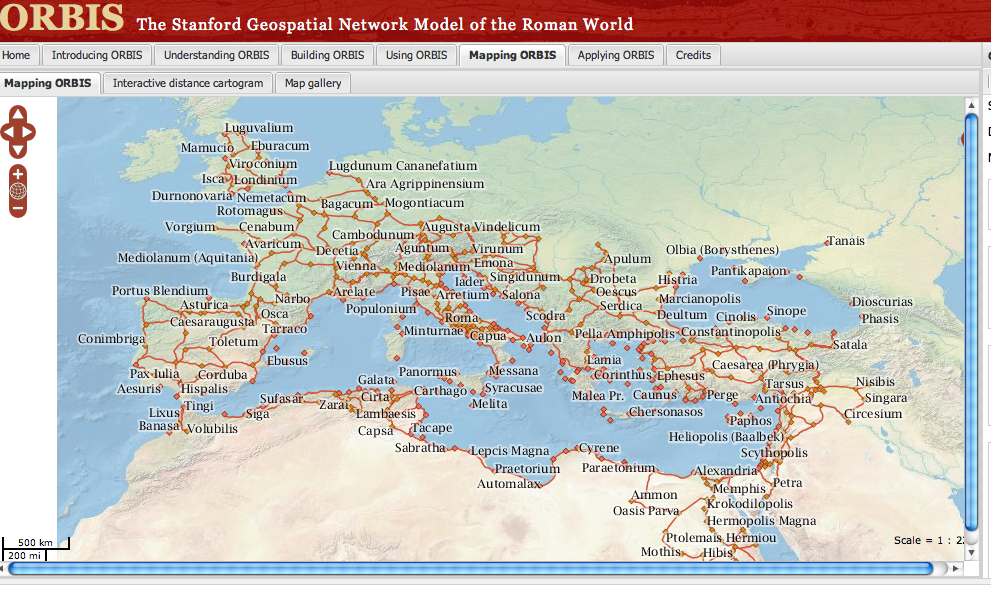 Google Maps for the Roman Empire